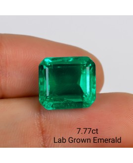 LAB GROWN EMERALD 7.77CTS OCTA MIXED
