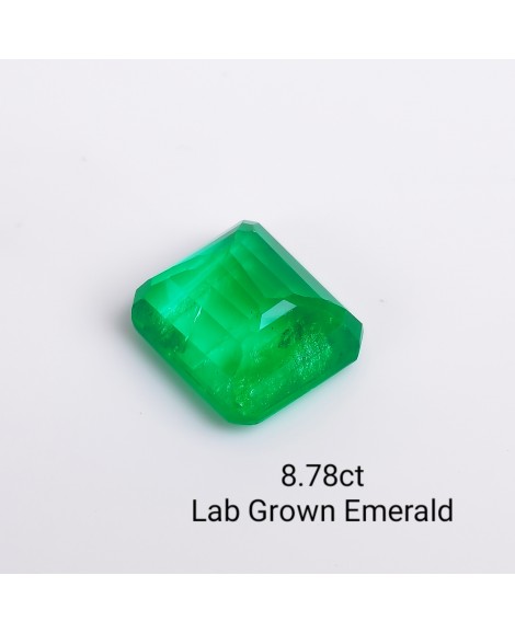 LAB GROWN EMERALD 8.78CTS OCTA MIXED