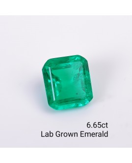 LAB GROWN EMERALD 6.65CTS OCTA MIXED