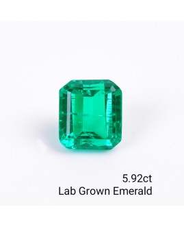 LAB GROWN EMERALD 5.92CTS OCTA MIXED