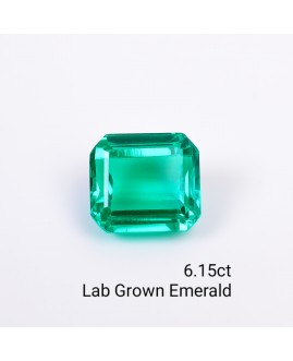 LAB GROWN EMERALD 6.15CTS OCTA MIXED